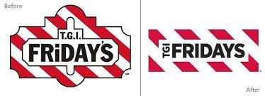 El rediseño de logos de T.G.I FRIDAY`S, antes y después