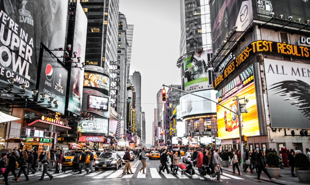 publicidad time square new york