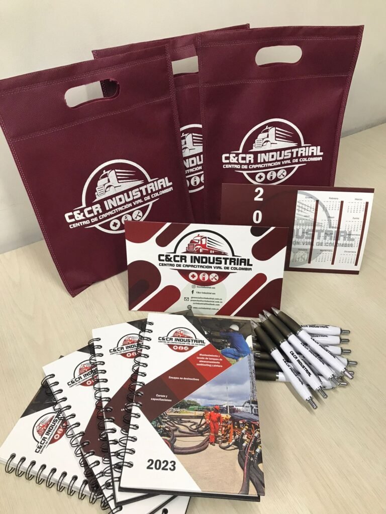 Trabajos realizados 3 kits publicitarios personalizados litocreativos litografia medellin