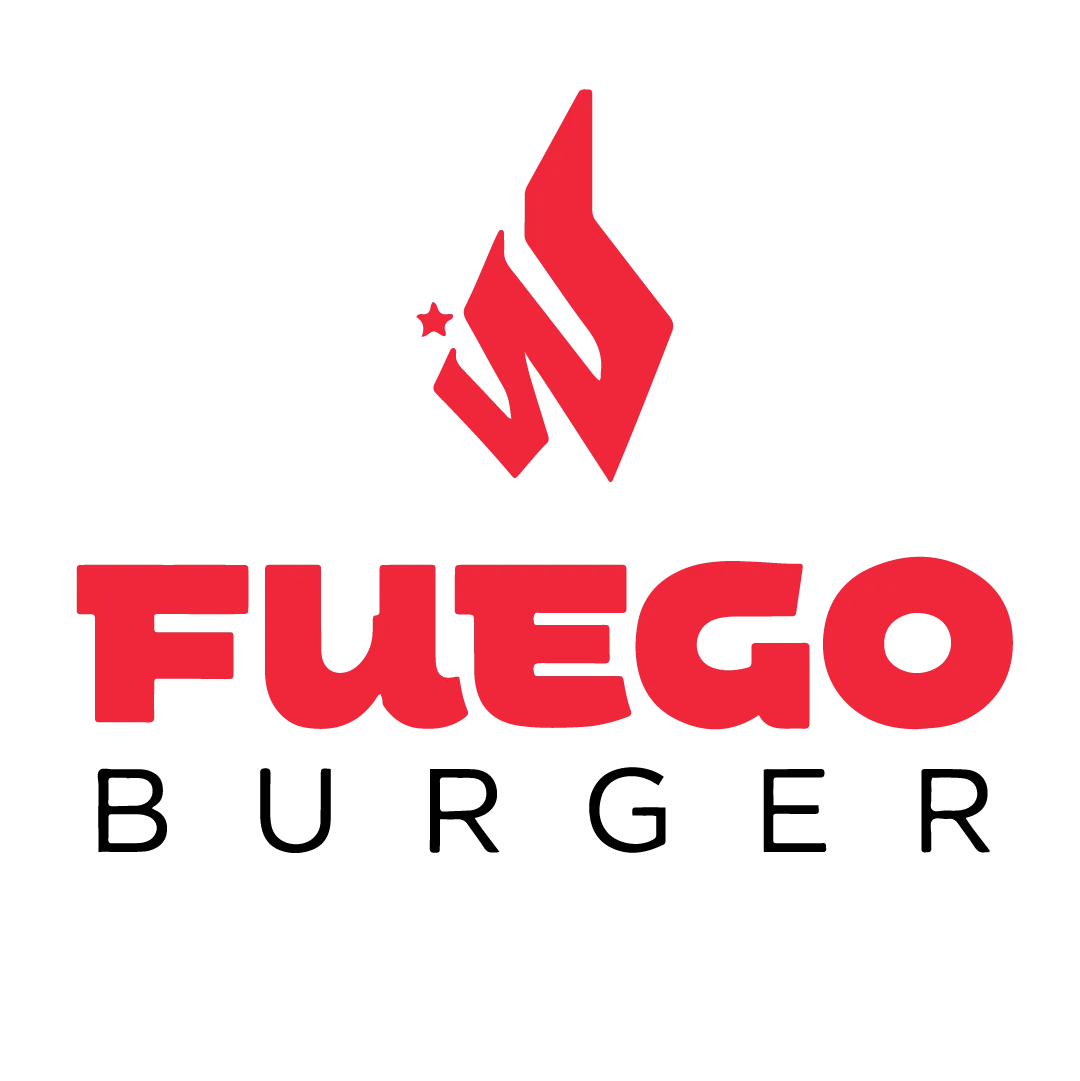 Nuestros Clientes 4 Logo de Fuego Burger, cliente de Litocreativos en Medellín
