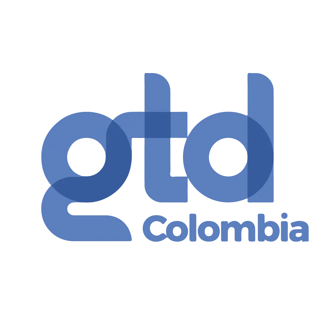 Nuestros Clientes 6 Logo de GTD Colombia, cliente de Litocreativos en Medellín