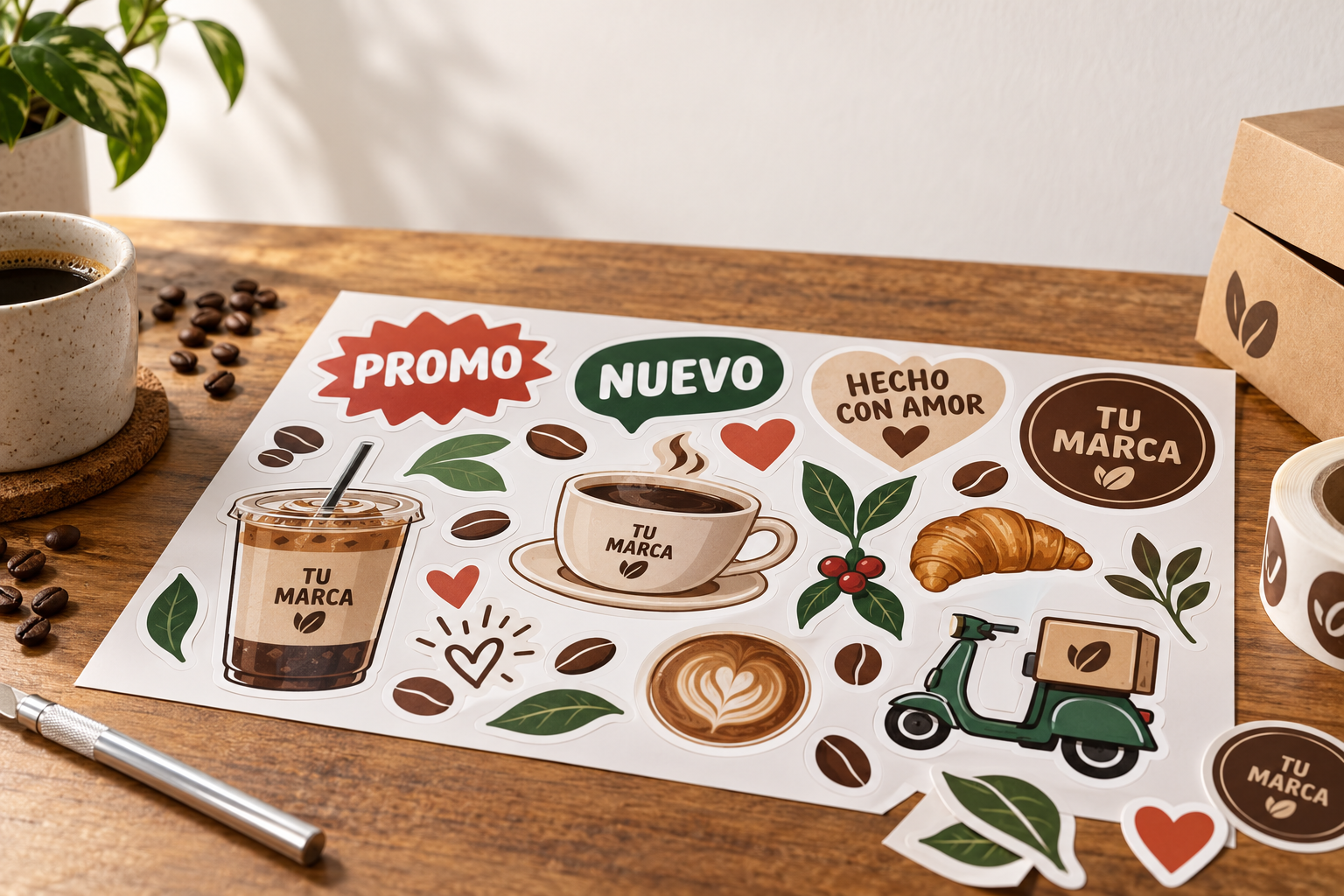 Publicidad Impresa 7 adhesivos personalizados en Medellín