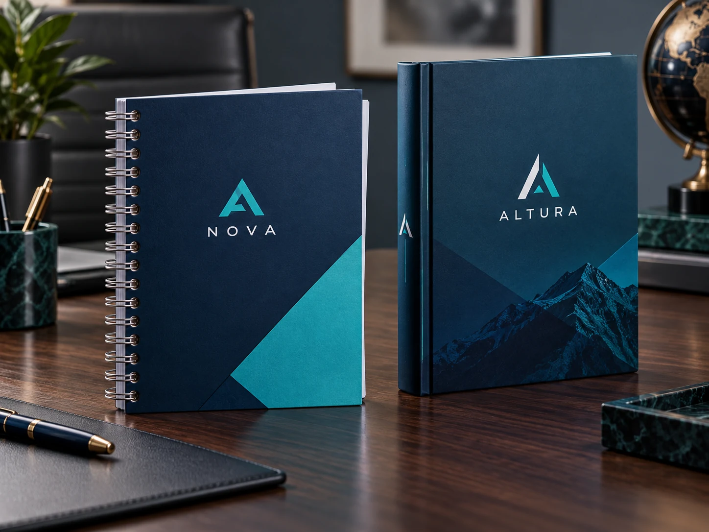 Agendas Personalizadas Medellin 2 Cuaderno corporativo argollado y agenda empresarial con lomo