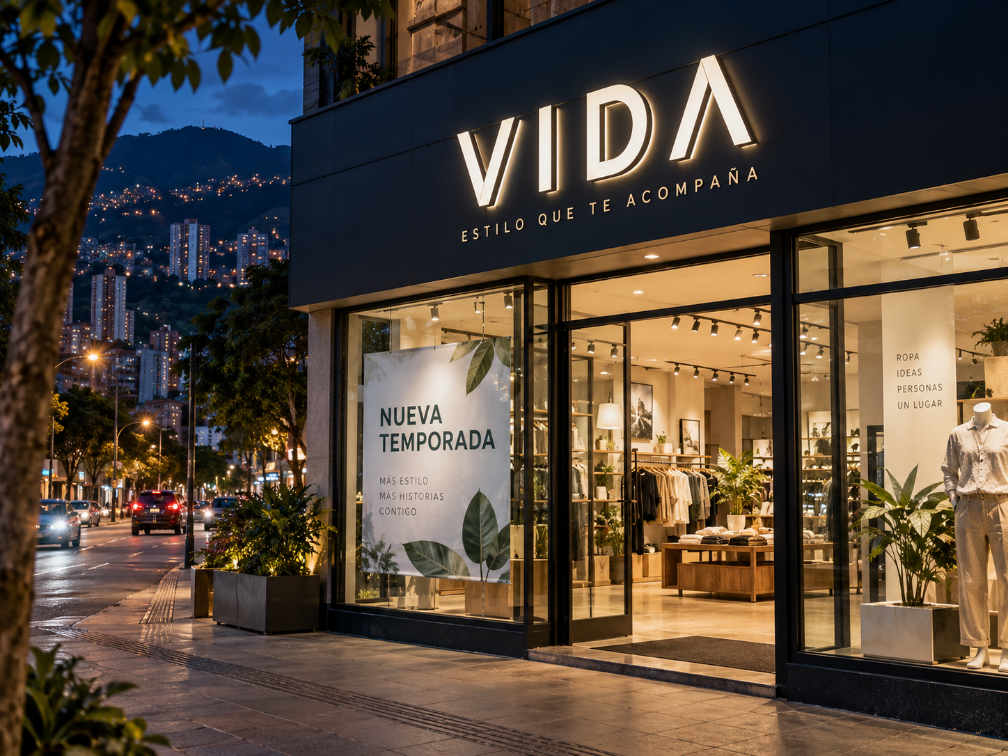 Publicidad exterior en Medellín 1 Avisos luminosos para fachada comercial en Medellín